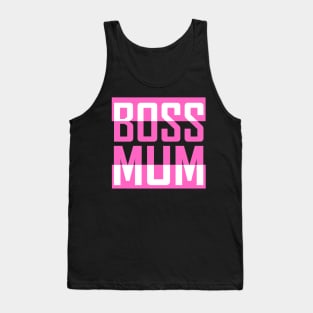 Boss Mum Pink Tank Top